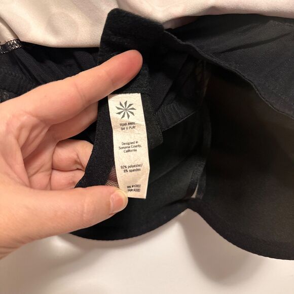 ATHLETA Tear Away B 4 U Play Paisley Underwire Bra Cup Tank Top Swim 36C Tankini - Picture 9 of 9